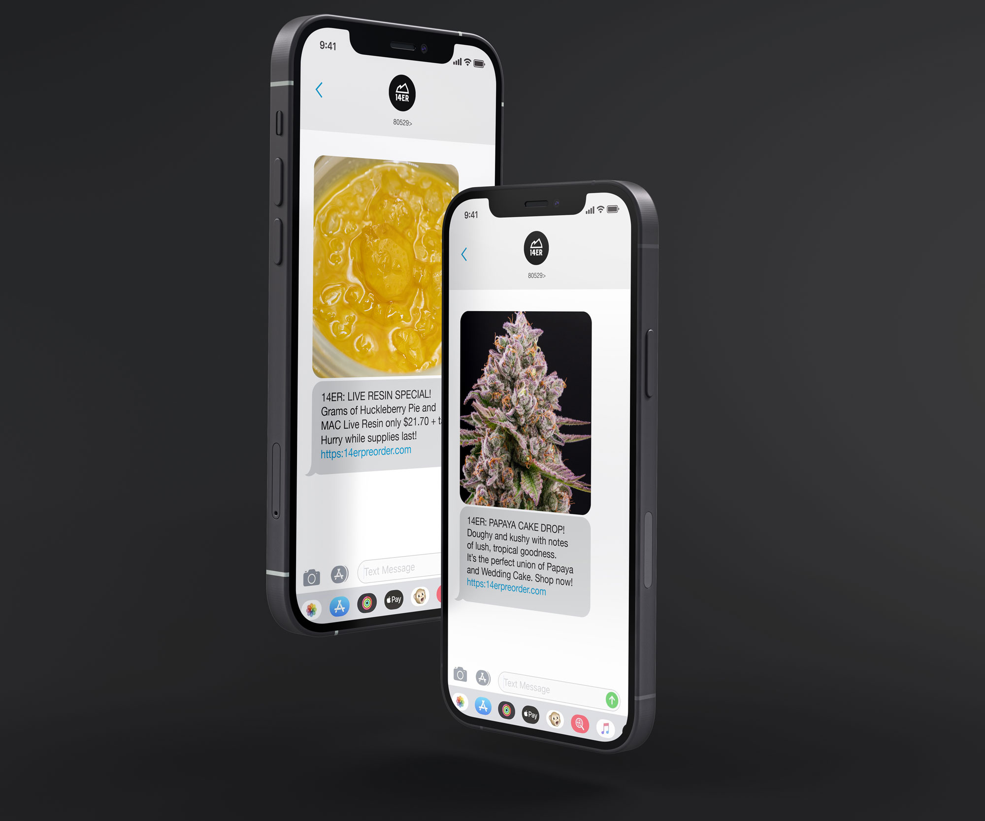 Get 14er Updates by Text
