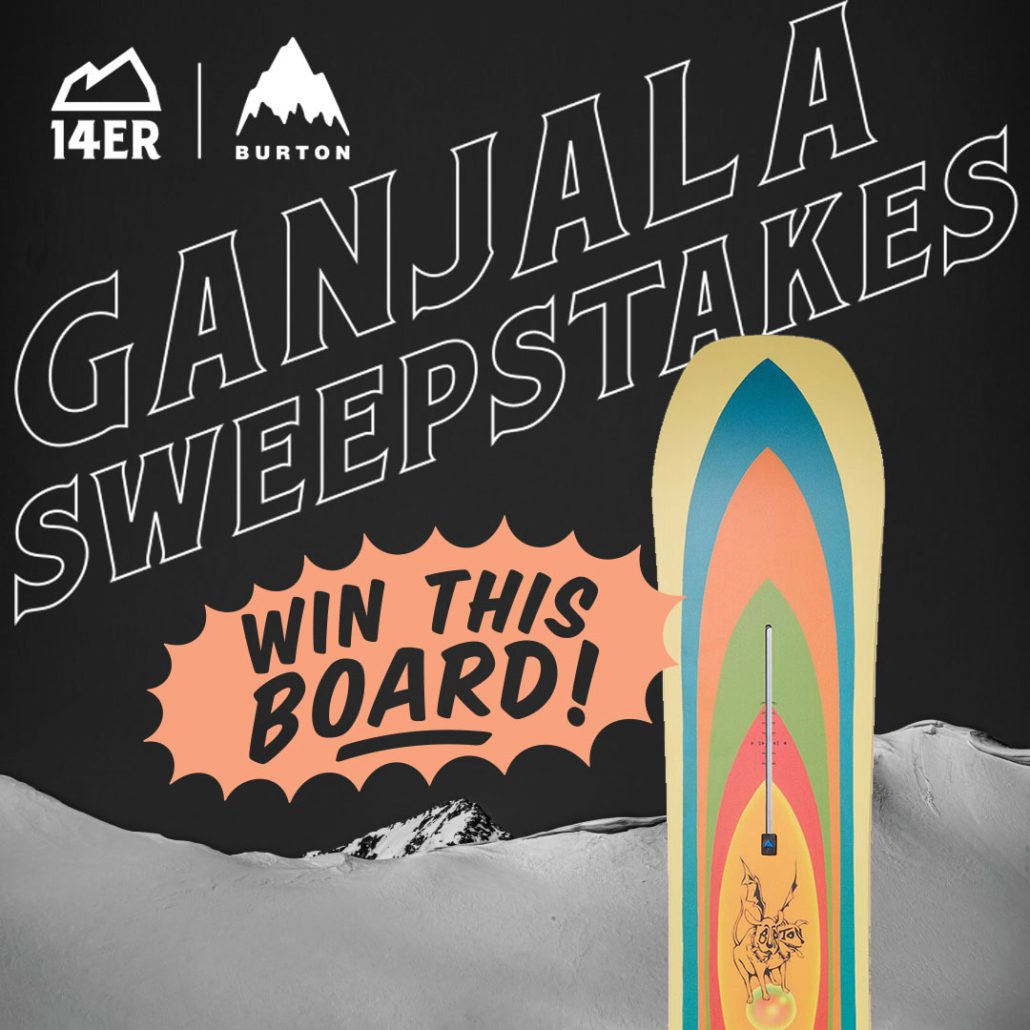 GANJALA SWEEPSTAKES! Win this board!