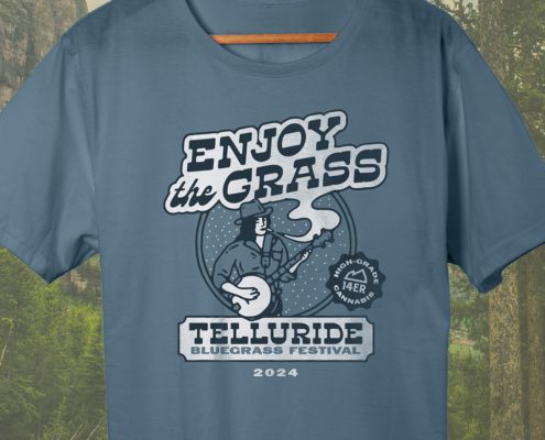 GET THIS FREE TEE for the Telluride Bluegrass Festival