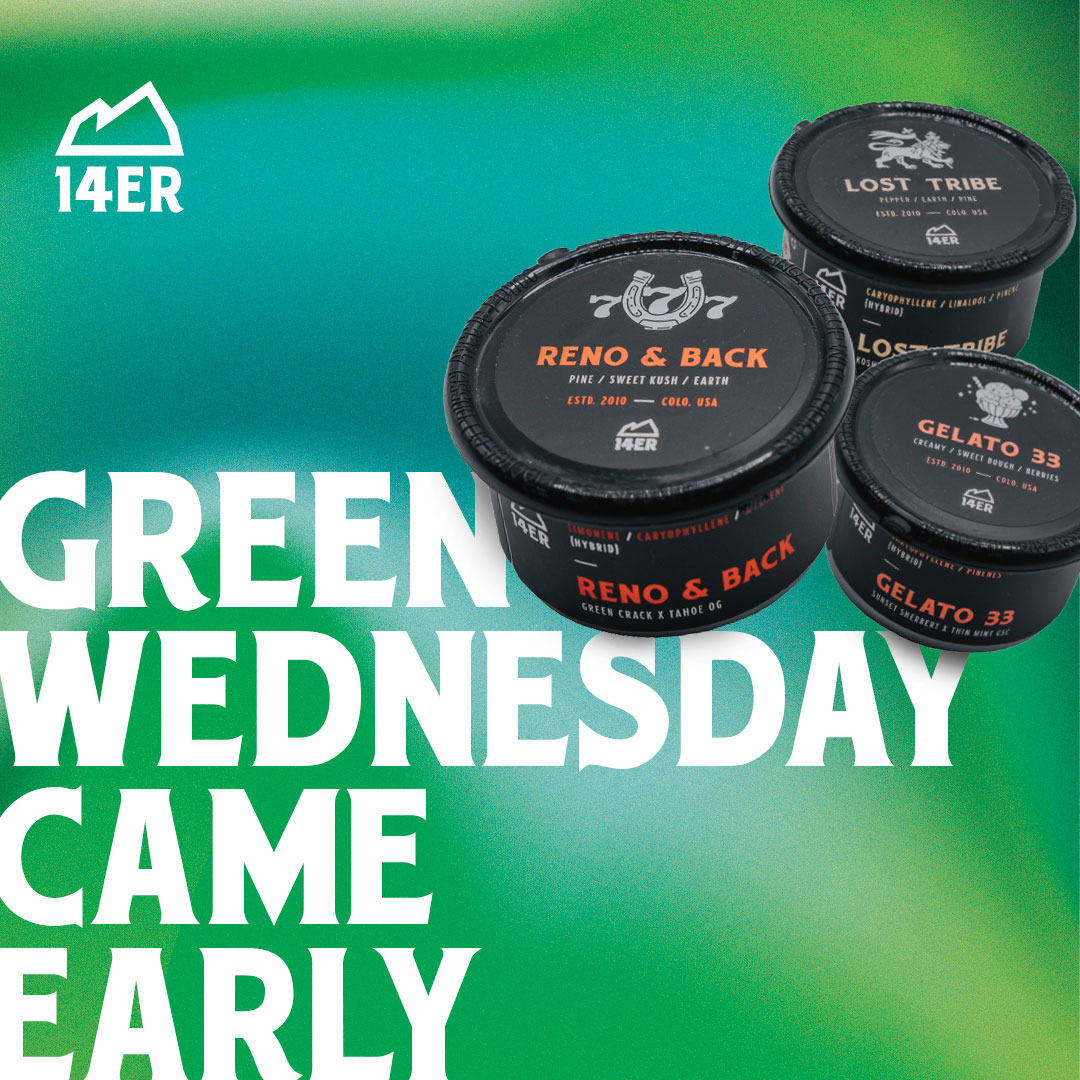 Shop 14ER Green Wednesday Specials