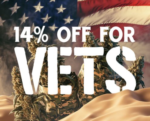 14% off for veterans at 14er